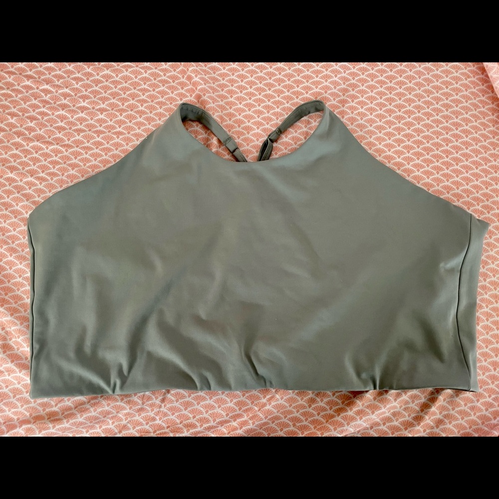 Girlfriend Collective Topanga bra/top, 5X, Thyme
